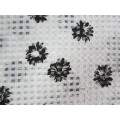 Polyester Check Organza Fabric for Skirt